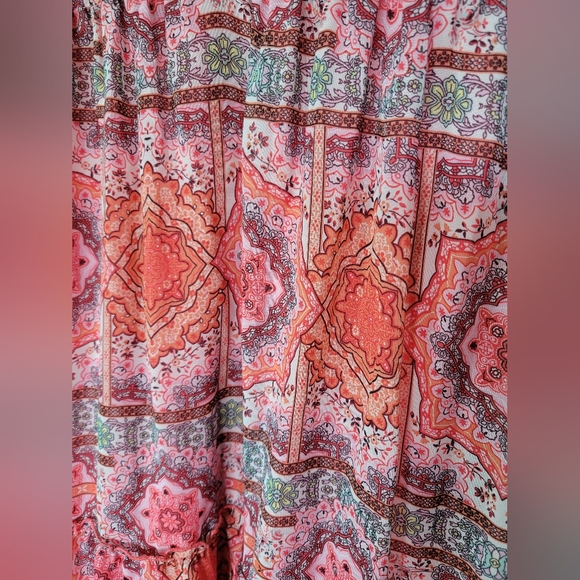 Rabbit Rabbit Rabbit Designs Geometric Pattern Maxi Dress Size 16 - Picture 10 of 10